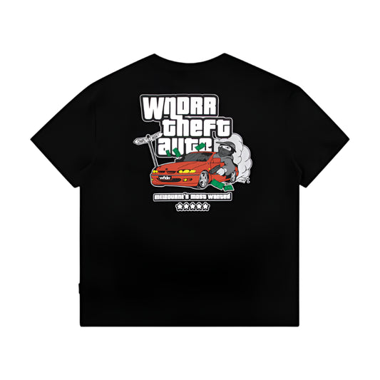 WNDRR Most Wanted Box Fit Mens Tee - Black