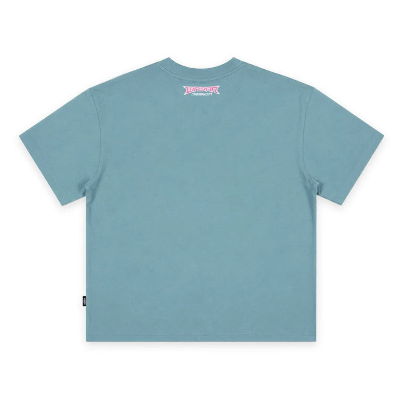 WNDRR Pulse Heavy Weight Tee - Dusk Blue