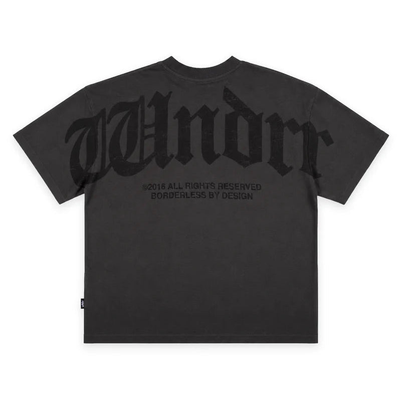 WNDRR Revival Heavy Weight Tee - Faded Black