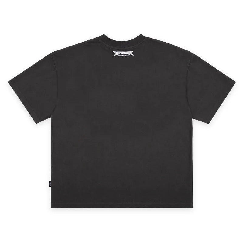 WNDRR Pulse Heavy Weight Tee - Faded Black