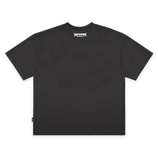 WNDRR Pulse Heavy Weight Tee - Faded Black