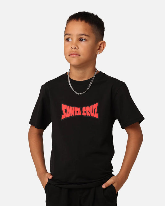 SANTA CRUZ Arch Check Hand Youth Tee - Black