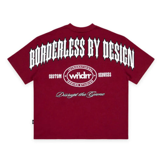 WNDRR RZN Heavy Weight Tee - Blood Red