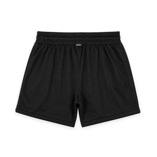 WNDRR Havok Elastic Waist Mesh Court Short - Black