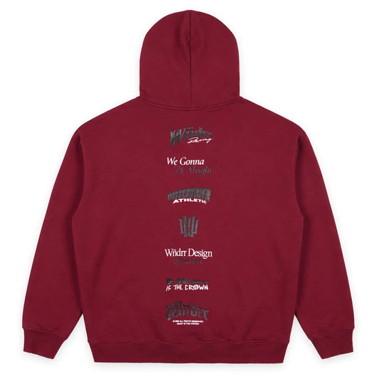 WNDRR Collective Hoodie - Blood Red