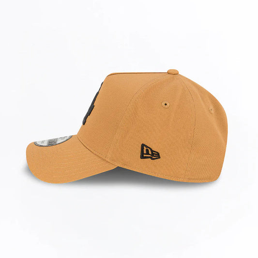 NEW ERA Los Angeles Dodgers 9FORTY A-Frame Snapback Cap - Wheat/Black