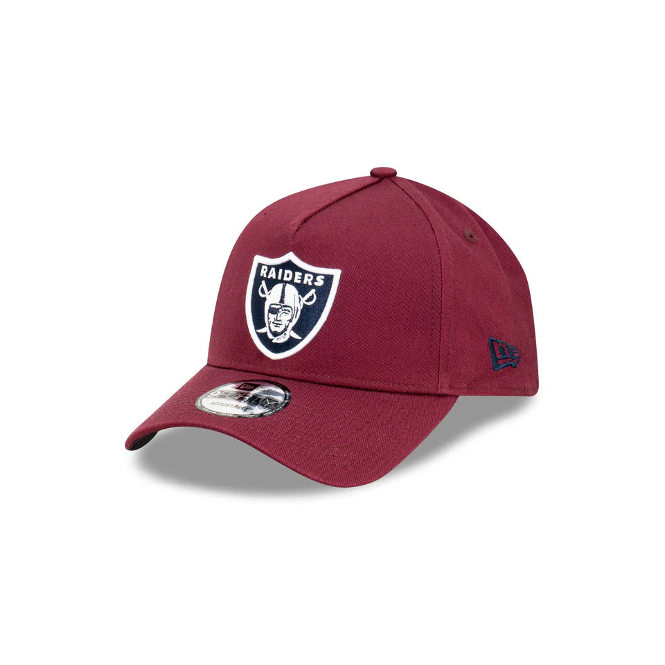 NEW ERA Las Vegas Raiders 9FORTY A-Frame Snapback Cap - Maroon/White/Navy