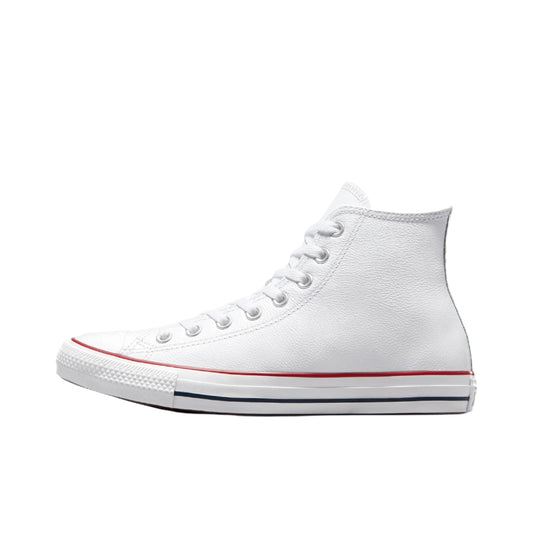 CONVERSE Chuck Taylor All Star Leather Hi Shoe - White