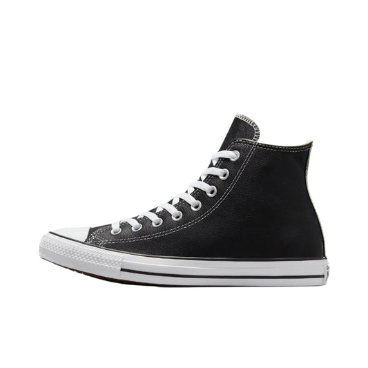 CONVERSE Chuck Taylor All Star Leather Hi Shoe - Black