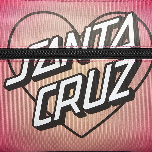 SANTA CRUZ Gradient Heart Dot Duel Zip Pencil Case - Orchid