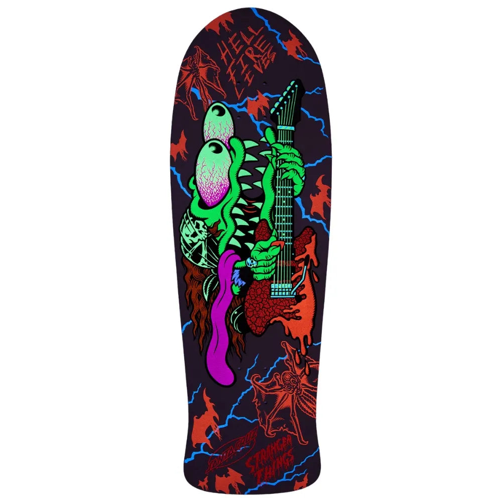 SANTA CRUZ Stranger Things Meek Slasher Eddie Reveal 10.1 X 31.13 Cruiser Deck - Multi
