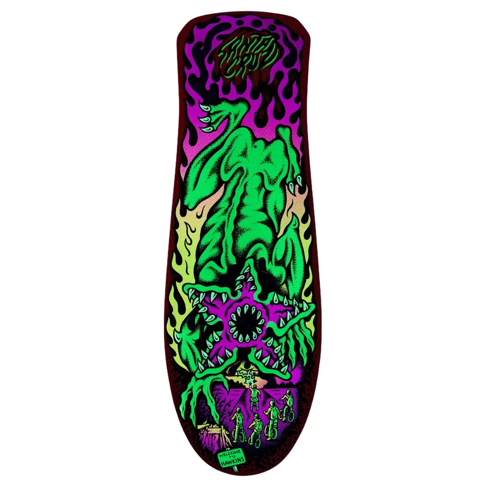 SANTA CRUZ Stranger Things Salba Demogorgon 10.3 X 31.10 Cruiser Deck - Multi