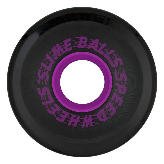 SANTA CRUZ 78A Bam Margera Guest OG Slimeballs 60mm Skateboard Wheels - Black/Purple