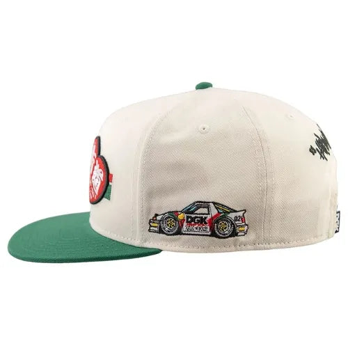 DGK x Kaido House Raceway Snapback Cap - Natural