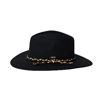 BRIXTON Messer Western Fedora - Black/Multi
