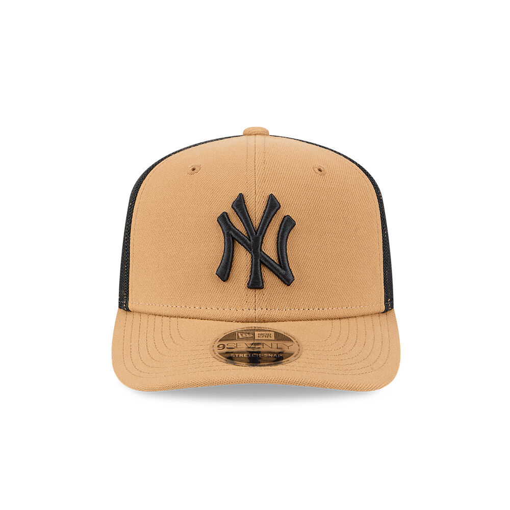 NEW ERA New York Yankees Mesh Back 9SEVENTY Snapback Cap - Wheat/Black