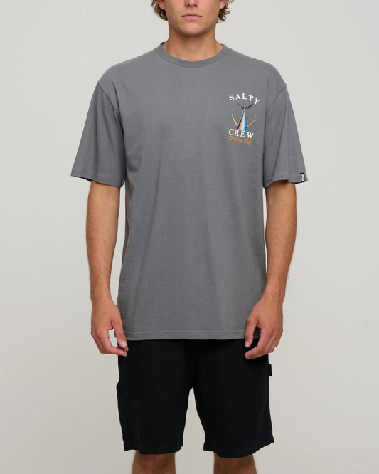 SALTY CREW Tailed Mens Tee - Charcoal
