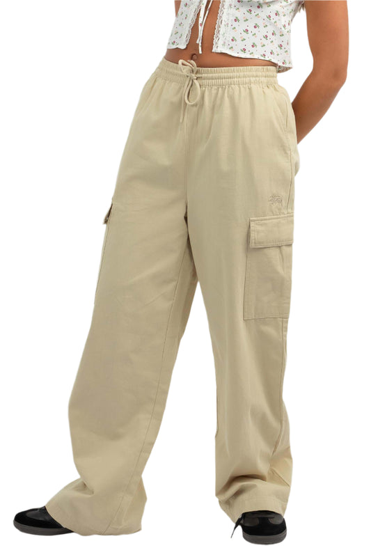 STUSSY Drew Cargo Beach Womens Pant - Oatmeal