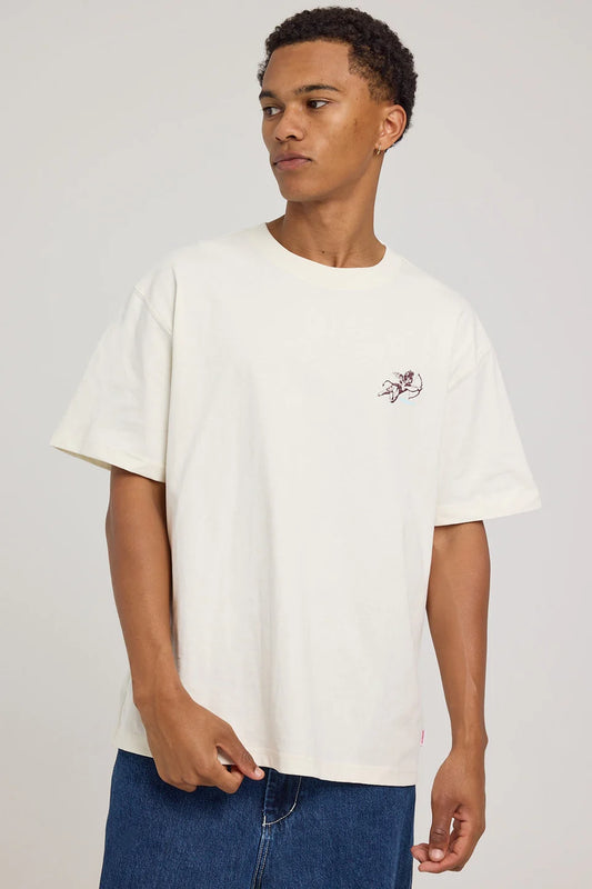 WORSHIP Cherub Mens Tee - Bone