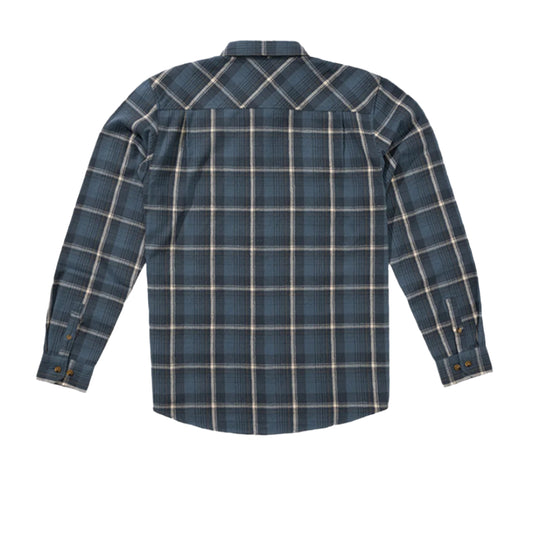 SALTY CREW Daybreak Mens L/S Flannel Shirt - Channel Blue
