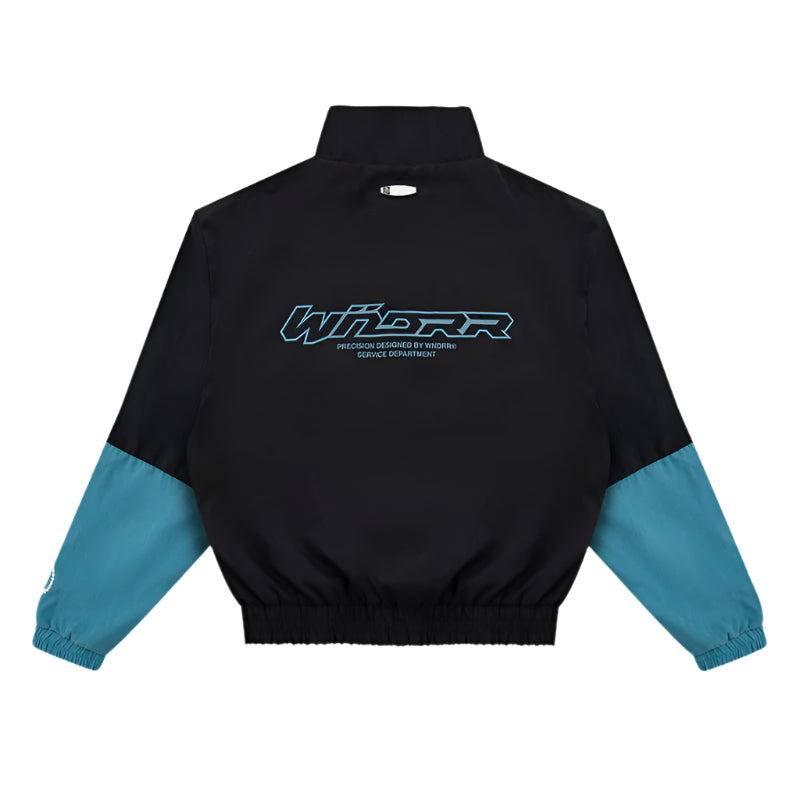 WNDRR Laneaway Mens Sport Jacket - Black/Dusk Blue