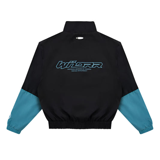 WNDRR Laneaway Mens Sport Jacket - Black/Dusk Blue