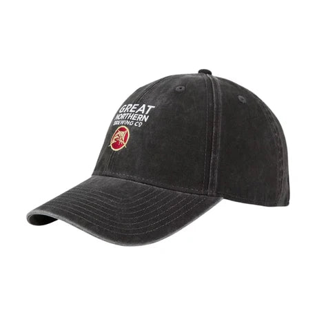 GILROY CO Great Northern Fishing Ball Park Strapback Cap - Black