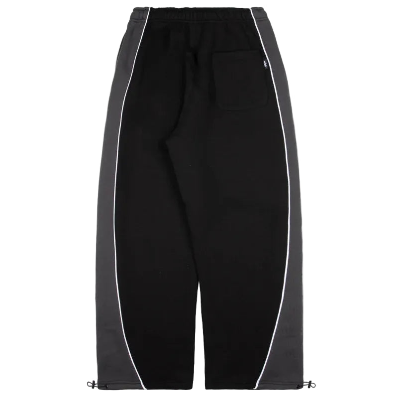 WNDRR Token Mens Panel Lounge Trackpant - Black/Grey