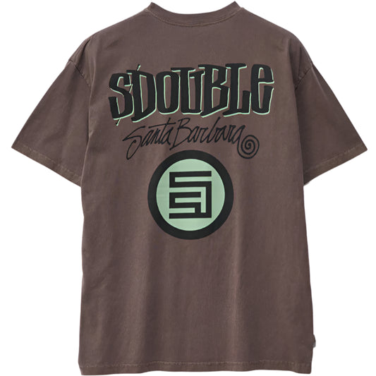 SDOUBLE Combo Platter Mens Tee - Washed Chocolate