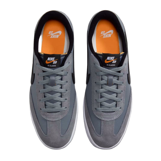 NIKE SB FC Classic Shoe - Cool Grey/White/Vivid Orange/Black