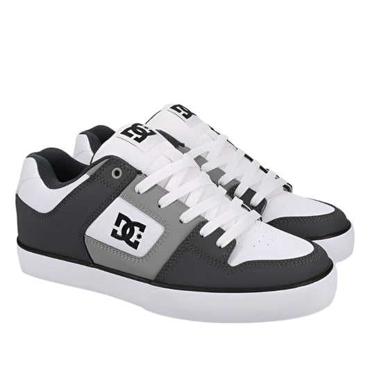 DC Pure Mens Shoe - Grey/Lt Grey/White