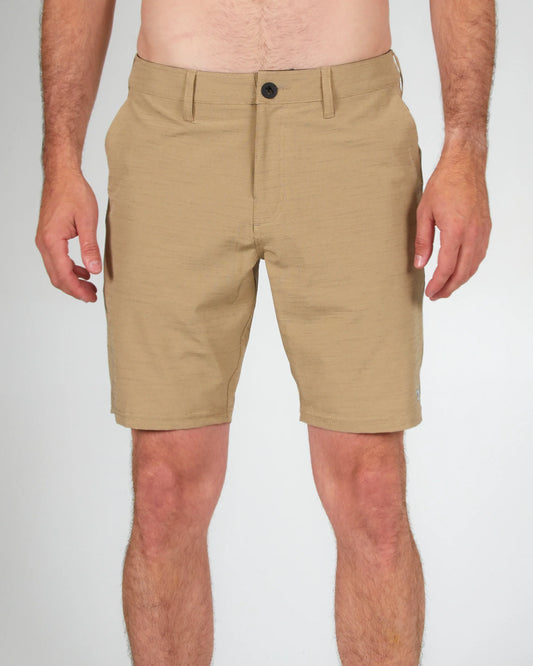 SALTY CREW Drifter 19 Inch Hybrid Mens Boardshort - Khaki
