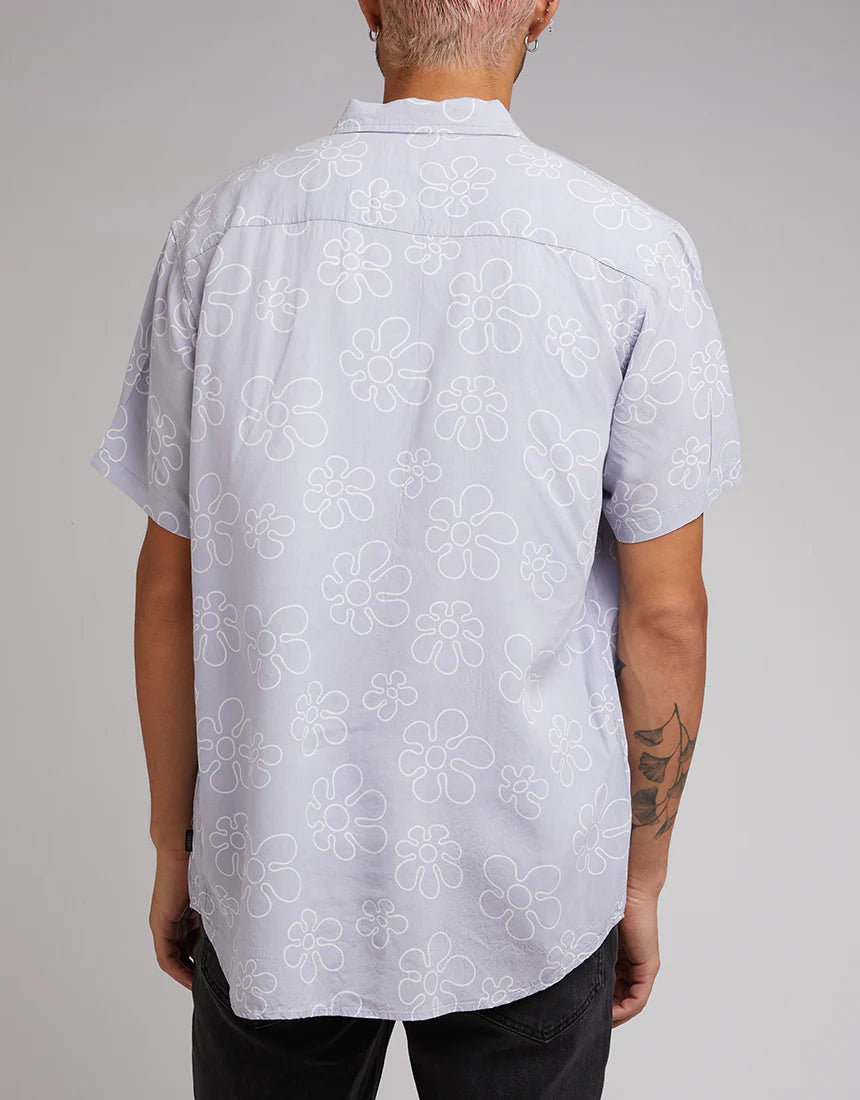 SILENT THEORY Kendrick Mens Shirt - Violet