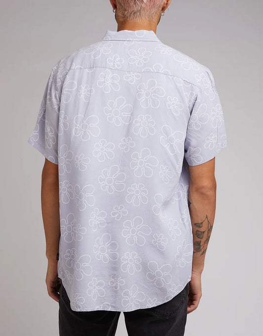 SILENT THEORY Kendrick Mens Shirt - Violet