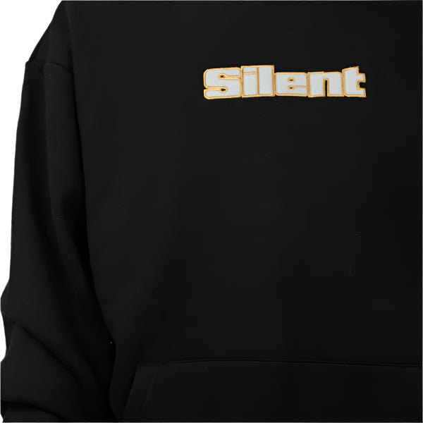 SILENT THEORY Embro Mens Hoodie - Black