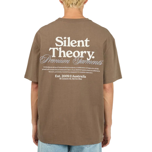 SILENT THEORY Critical Tee - Chocolate
