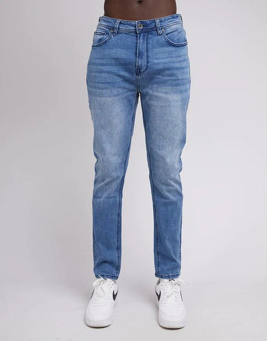 SILENT THEORY Shadow Mens Jean - Drifter Blue - VENUE.