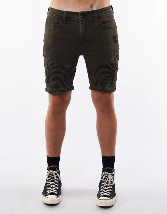 Moto denim shorts shop