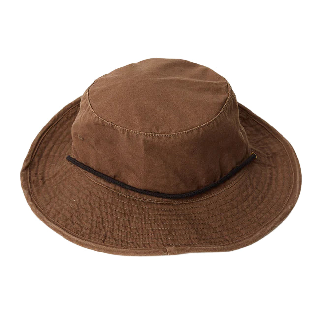 GILROY CO Great Nothern Wide Brim Bucket Hat - Chocolate
