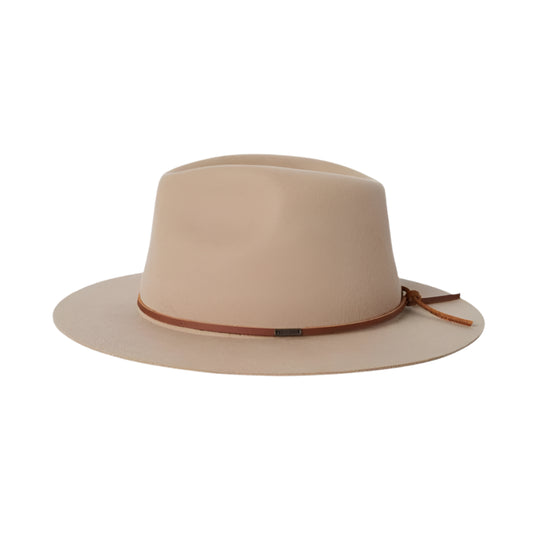 BRIXTON Wesley Fedora - Sand/Brown