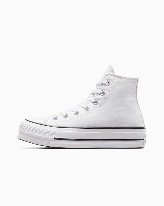 CONVERSE Chuck Taylor Lift Womens Hi Shoe - White/Black/White