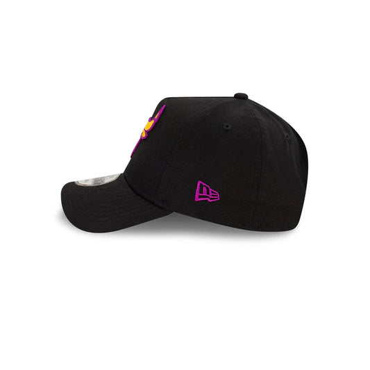 NEW ERA Chicago Bulls 9FORTY A-Frame Snapback Cap - Black/Passionfruit