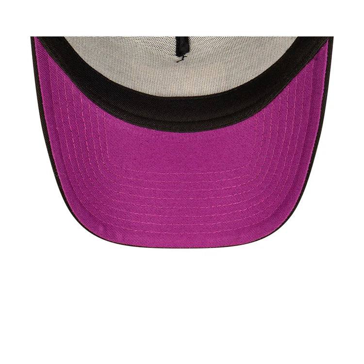 NEW ERA Chicago Bulls 9FORTY A-Frame Snapback Cap - Black/Passionfruit