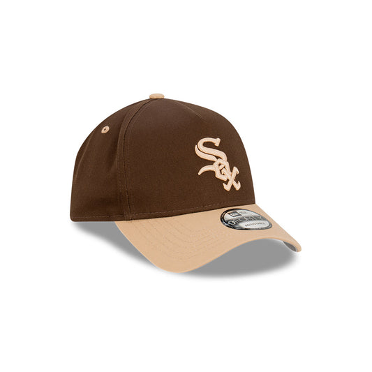 NEW ERA Chicago White Sox 9FORTY K-Frame Snapback Cap - Toffee/Walnut