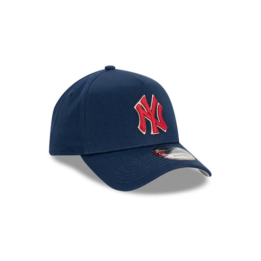 NEW ERA New York Yankees 9FORTY A-Frame Snapback Cap - Cardinal/Ocean
