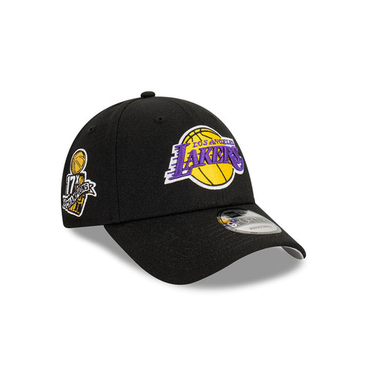 NEW ERA Los Angeles Lakers 9FORTY Snapback Cap - Black/Team Colours
