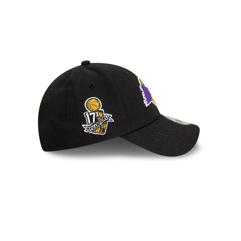 NEW ERA Los Angeles Lakers 9FORTY Snapback Cap - Black/Team Colours