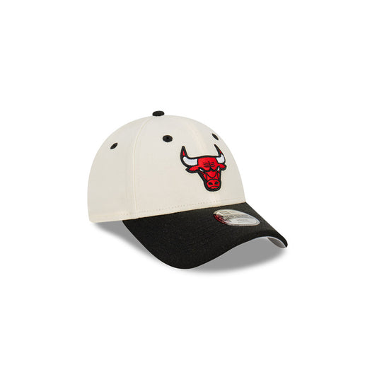 NEW ERA Chicago Bulls Two Tone 9FORTY Youth Strapback Cap - Chrome White/Team