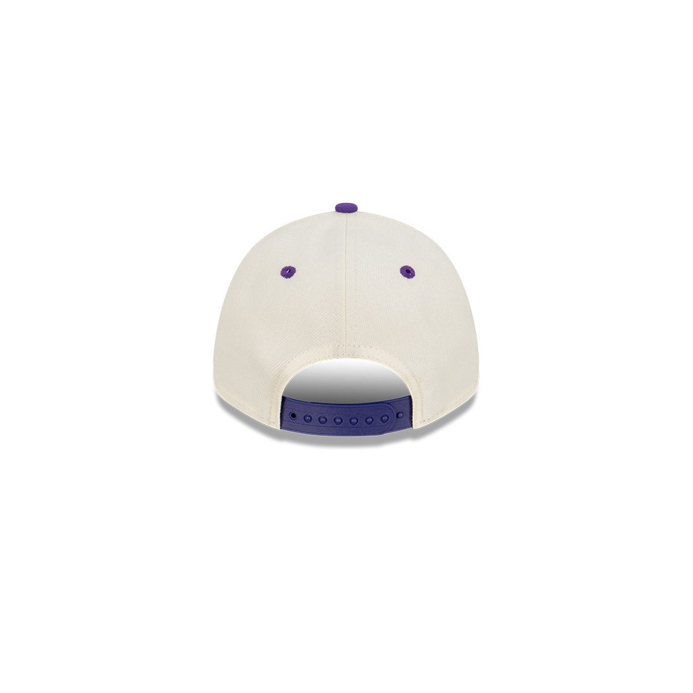 NEW ERA Los Angeles Lakers Two Tone 9FORTY Youth Strapback Cap - Chrome White/Team