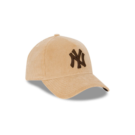 NEW ERA New York Yankees 9FORTY Cord A-Frame Snapback Cap - Camel/Walnut/Ivory